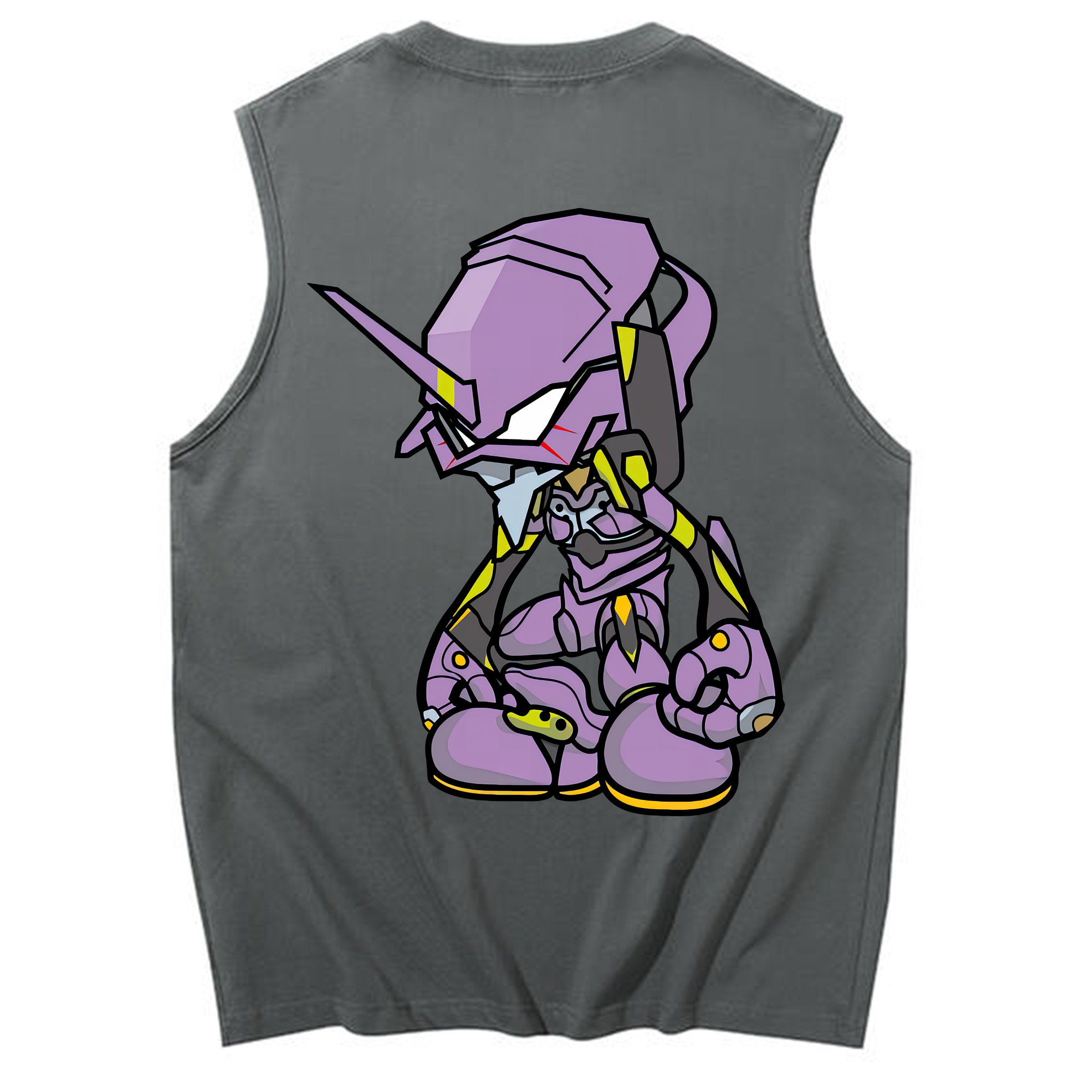 （画像用） EVA 新世紀エヴァンゲリオン コットン100％タンクトップ（背面プリント）